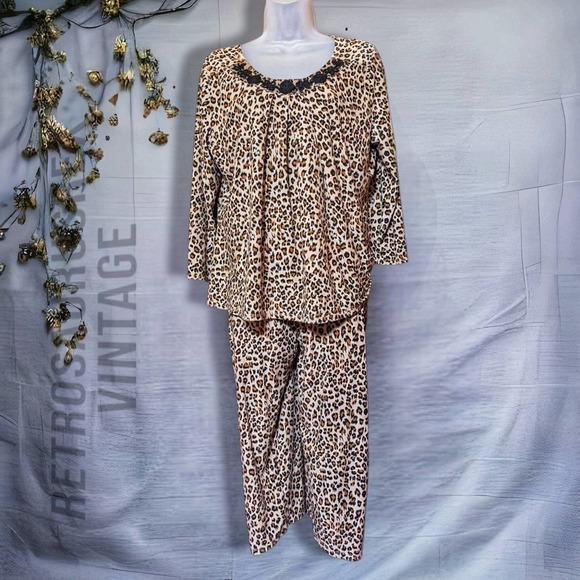 Leopard Print Pajamas - Picture 6 of 7